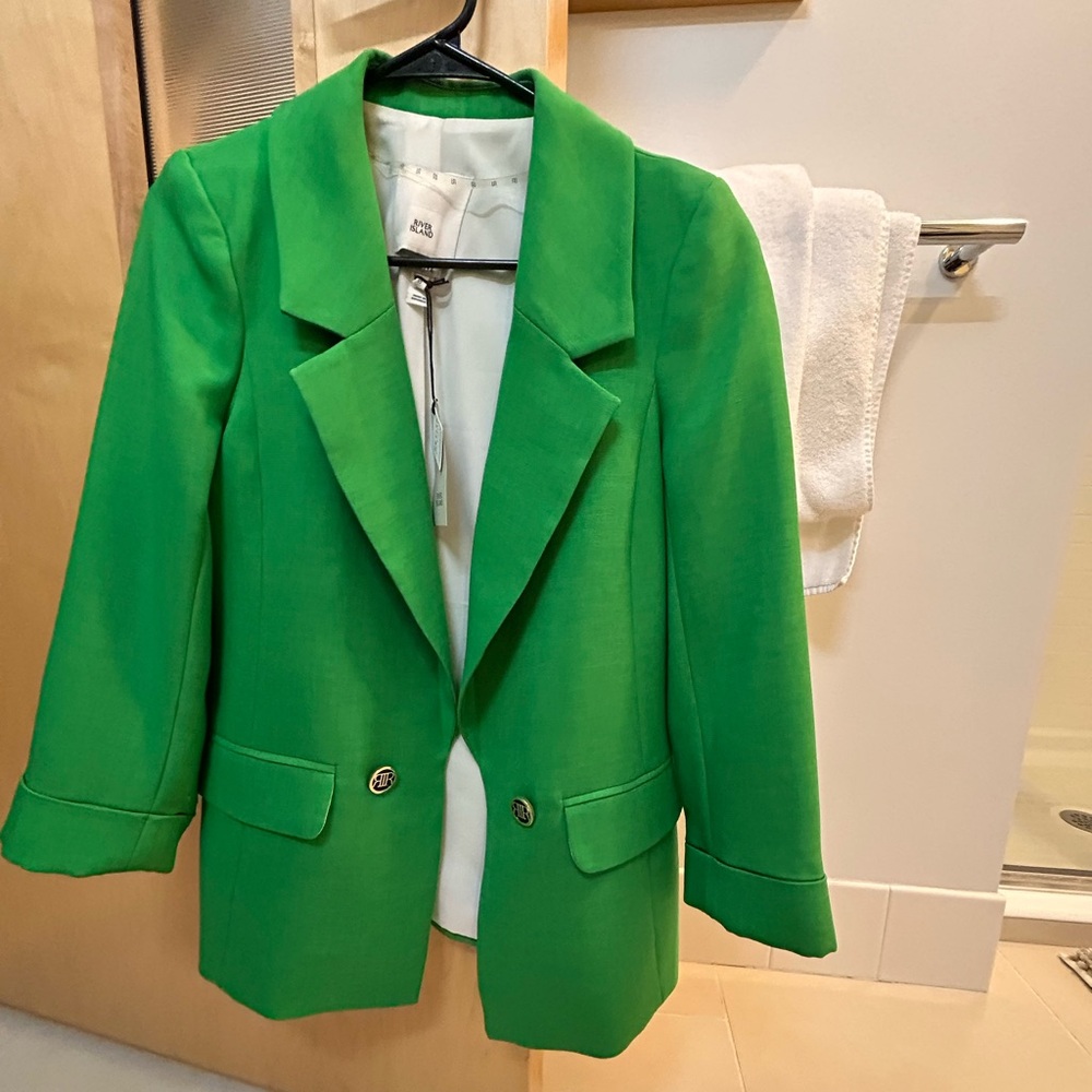 River Island green blazer
